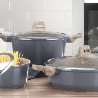 R. Cook Grill Induction R COOK EVOLUTION coloris Steelwool de 28 cm - Rossetto ...