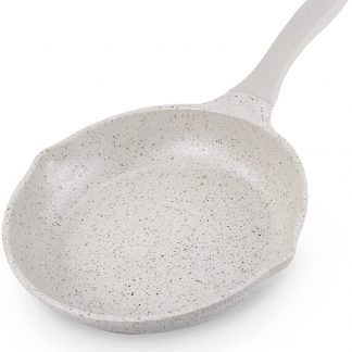 Poêle Induction BO GRANITE WAVE coloris Sandstone de 24 cm