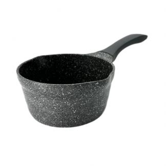 Casserole Induction BO GRANITE WAVE CERAMIQUE coloris Ashgray de 16 cm