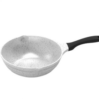 Poêle wok Induction BO GRANITE WAVE CERAMIQUE coloris Coppery White de 28 cm