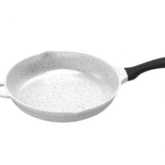 Poêle Induction BO GRANITE WAVE CERAMIQUE coloris Coppery White de 32 cm