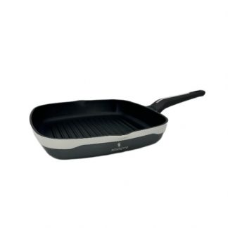 Grill Induction BI COLOR coloris Gris/Blanc de 28 cm