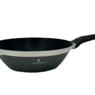 Poêle Wok Induction BI COLOR coloris Gris/Blanc de 28 cm