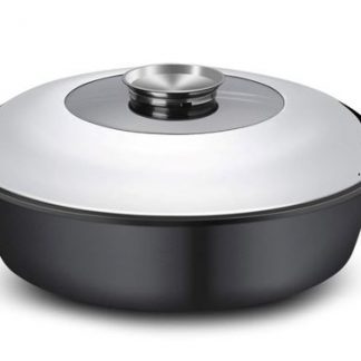 Sautoir Induction FONTE ALU XXL coloris Noir de 32 cm